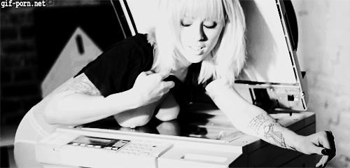 Alysha playing with the copy machine_6022e350467c1.gif