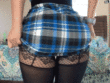 Plaid skirt, stockings and a bouncy ass_602298ea86412.gif