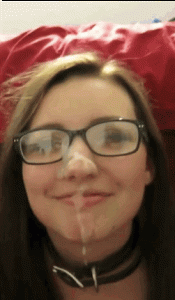 Adorable Teen Slut Wearing Glasses Shows How Much She Loves Cum_619d3fa665d2c.gif