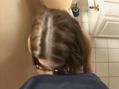 Amateur Girl With Glasses Blows Cock in School Toilet…_619d3d0bc8fdb.gif