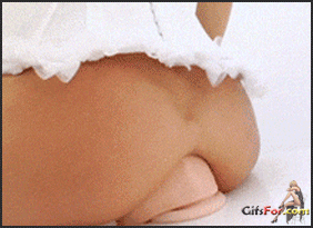 Girl in White Stockings Pulls Out a Huge Dildo in Her Pussy_61968f8097870.gif