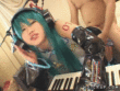 Japanese Rock Girl With a Green Wig_619d4e3098b7a.gif