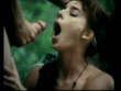 Tarzans Girls Take Cumshot on Her Face_619936d747f86.gif