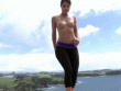 Hottie Melisa Mendiny Shows Her Boobs Outdoors_68f3d3dfdfb4c.gif