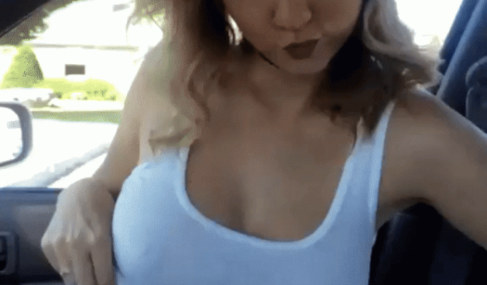 Beautiful babe Lili Ivy shows her big tits in the car_69629120c9f7e.gif